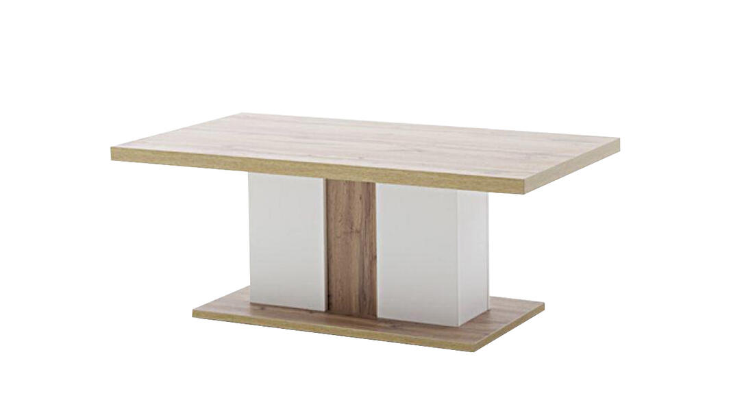 Журнальный столик Лия Белый 101/ Дуб золотой крафт 003 115*65*46 см, Белый   Фиеста