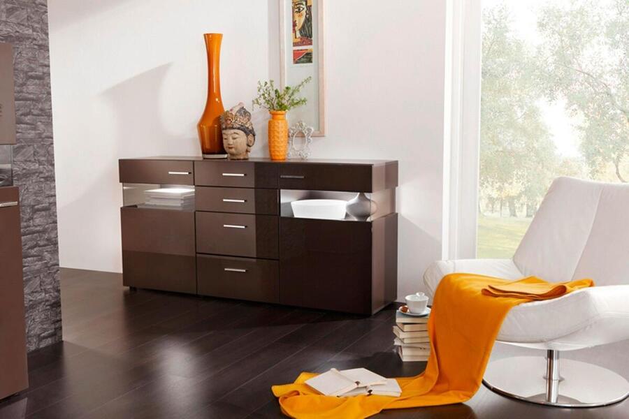 Комод Неворк Венге 0854 180*43*88 см,    Фиеста