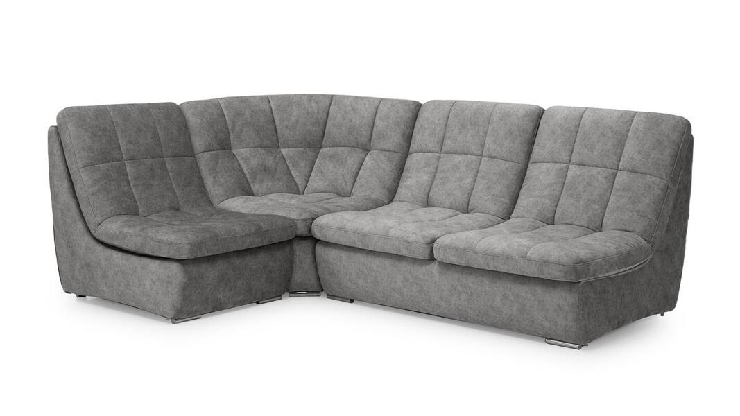 Угловой диван Палермо (л207) 264*187*85 см,   Нераскладной Фиеста в наличии