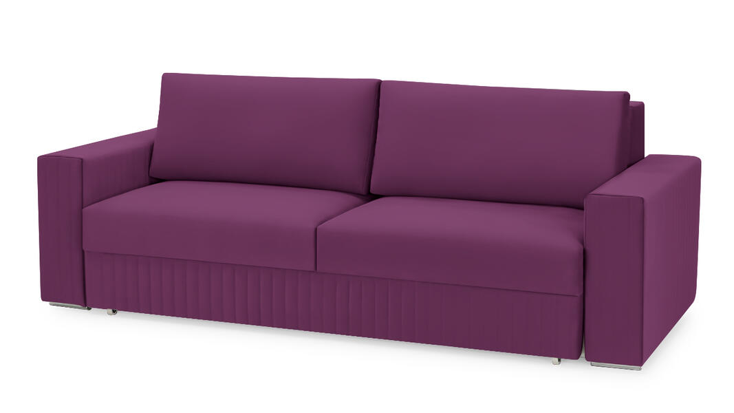 Диван Тусон Лайт Vivaldi 19 232*105*90 см, Фиолетовый  Еврокнижка Фиеста