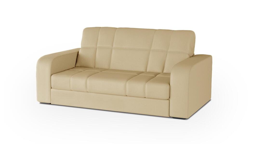 Диван Конрад Лайт Galaxy Cream 183*105*88 см, Бежевый Экокожа Аккордеон Фиеста
