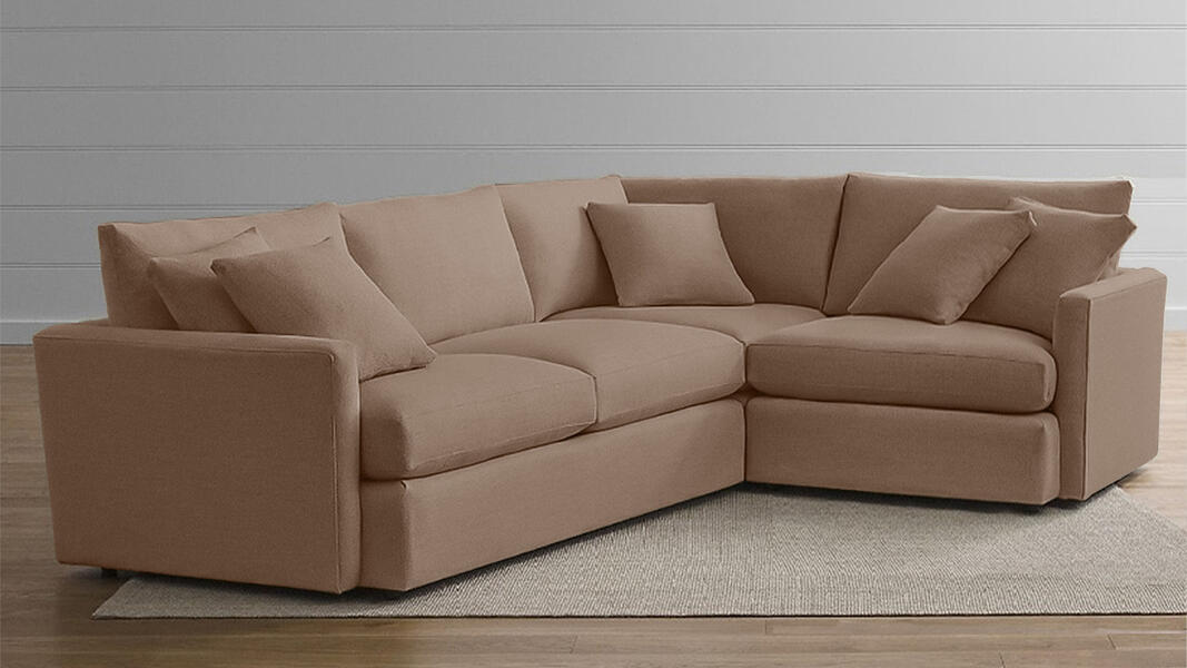 Угловой диван Стелф ЭКО Vivaldi 20 290*185*90 см, Коричневый  Еврокнижка Фиеста