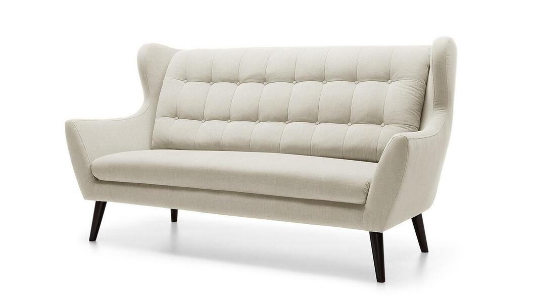 Диван Ньюкасл 2 Vivaldi 04 196*85*105 см, Бежевый Велюр Нераскладной Фиеста