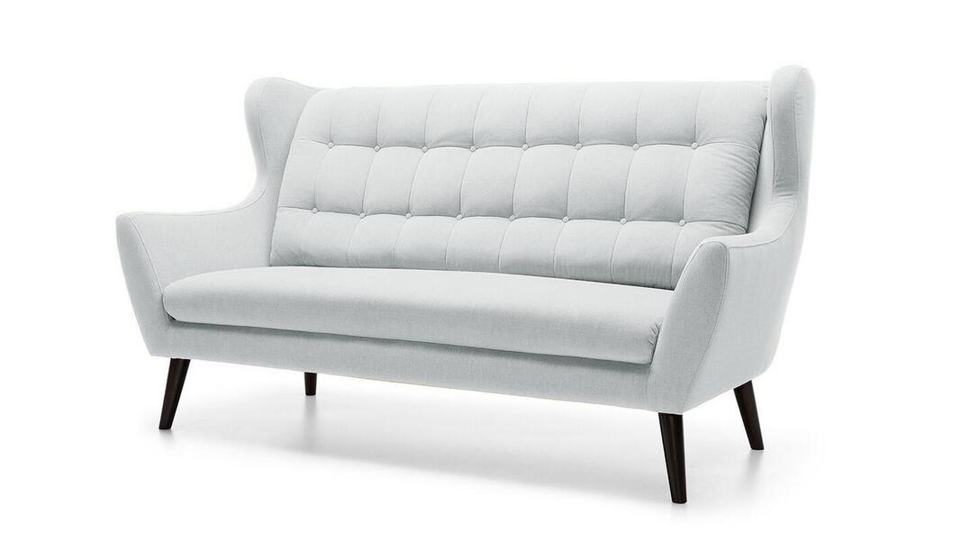 Диван Ньюкасл 2 Vivaldi 06 196*85*105 см, Серый Велюр Нераскладной Фиеста