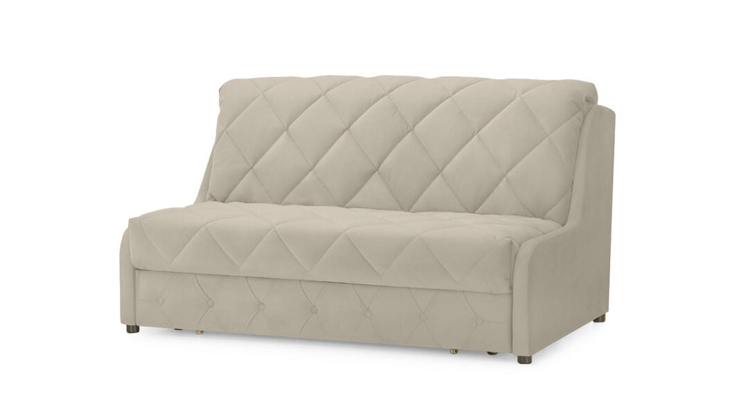 Диван Римус 2 Vivaldi 04 158*110*92 см, Бежевый Велюр Аккордеон Фиеста