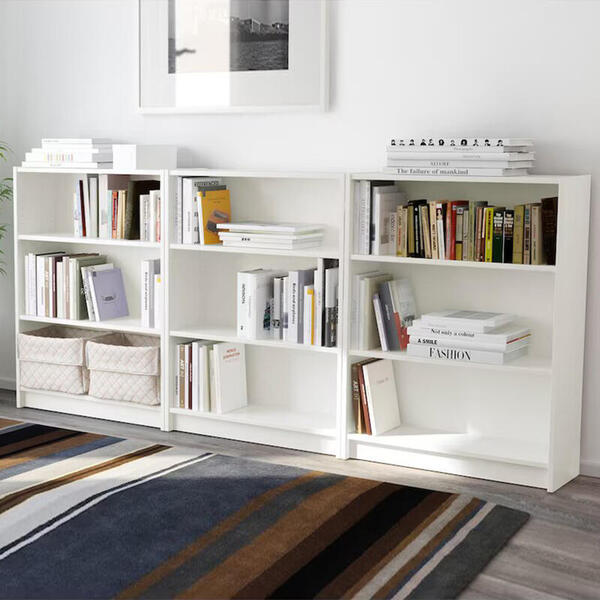 Стеллаж Билли 07 Белый Фасадный 0101 240*28*106 см, Белый   Фиеста