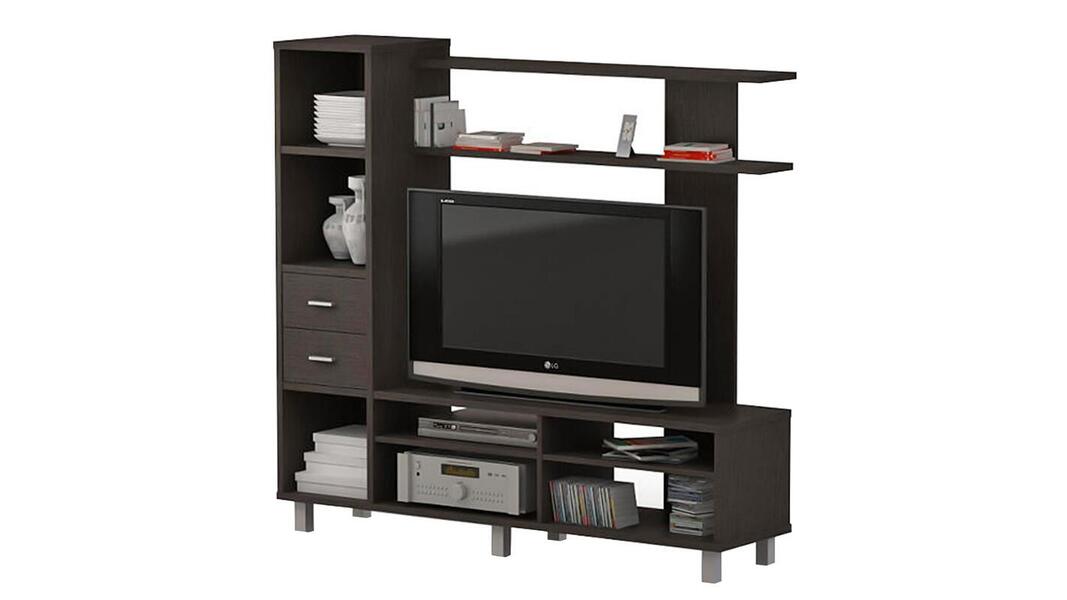 Гостиная Арима Венге Цаво 3354 155*42*147 см, Коричневый   Фиеста