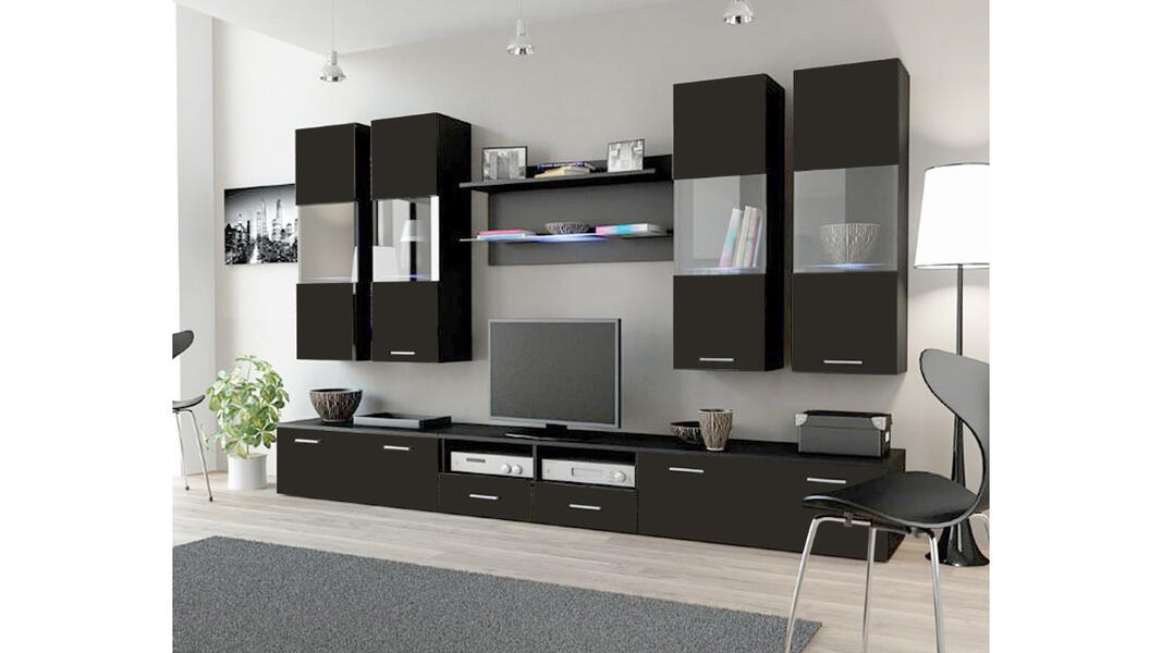 Гостиная Дрим Венге Цаво 3354 300*45*180 см, Коричневый   Фиеста