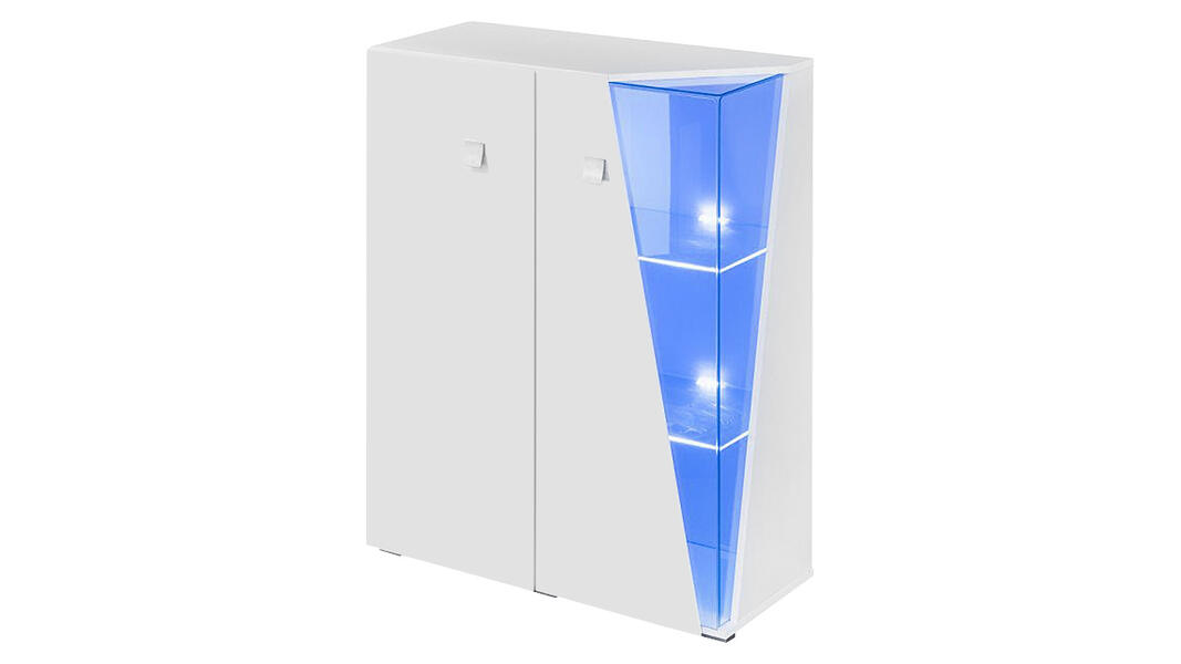 Комод Сапфир 2 Белый 101 90*40*120 см, Белый   Фиеста