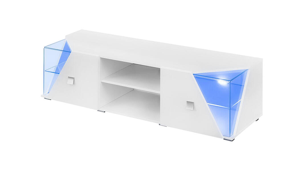 ТВ-тумба Сапфир 4 Белый 101 150*50*48 см, Белый   Фиеста
