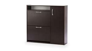 Обувница Шет Венге Цаво 3354 92*23*88 см, Коричневый   Фиеста