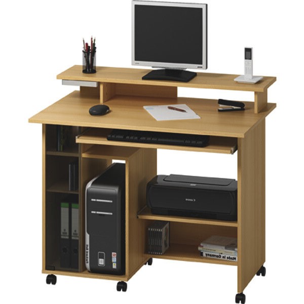 Компьютерный стол 20 Бук Бавария 381 105*67*94 см, Оранжевый   Фиеста