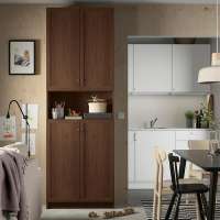 Стеллаж Билли 22 Орех Экко 9459 80*30*237 см, Коричневый   Фиеста