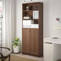 Стеллаж Билли 23 Орех Экко 9459 80*30*202 см, Коричневый   Фиеста