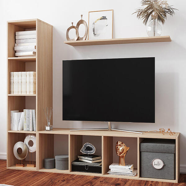 Стеллаж Билли 25 Дуб Молочный 8622 185*39*147 см, Коричневый   Фиеста