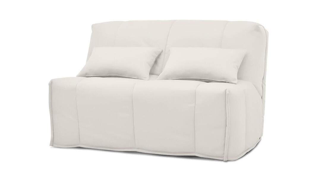 Диван Клауд Лайт Vivaldi 01 125*105*88 см, Белый Велюр Аккордеон Фиеста