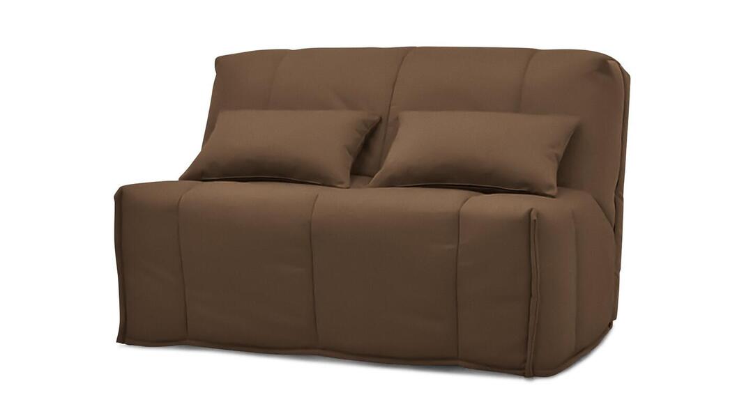 Диван Клауд Лайт Vivaldi 23 125*105*88 см, Коричневый Велюр Аккордеон Фиеста