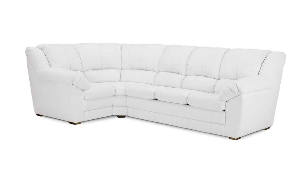 Угловой диван Оберон (м440) 295*192*102 см,   Нераскладной Фиеста в наличии