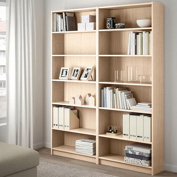 Стеллаж Билли 03 Дуб Сонома 3025 160*28*202 см, Бежевый   Фиеста