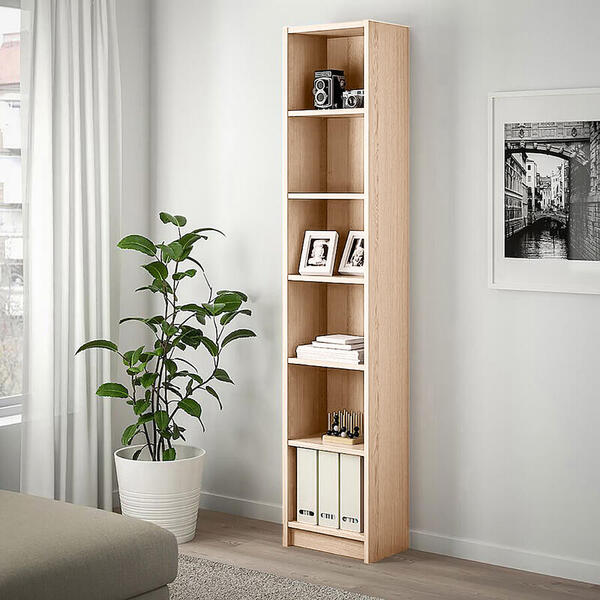 Стеллаж Билли 10 Дуб молочный 8622 40*28*202 см, Бежевый   Фиеста