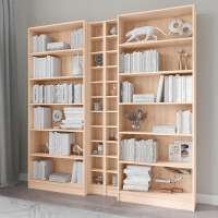 Шкаф-стеллаж Билли 111 Дуб молочный 8622 200*28*202 см, Коричневый   Фиеста