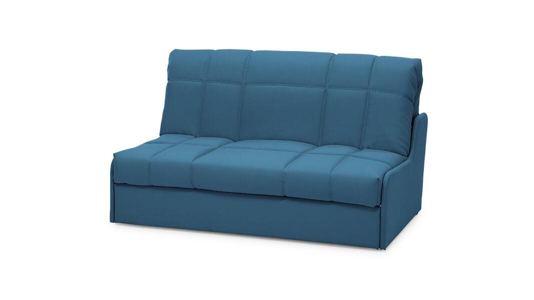 Диван Виа 8 Лайт Vivaldi 13 166*105*88 см, Синий Велюр Аккордеон Фиеста