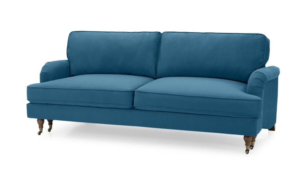 Диван Бристоль Vivaldi 13 225*110*91 см, Синий  Еврокнижка Фиеста