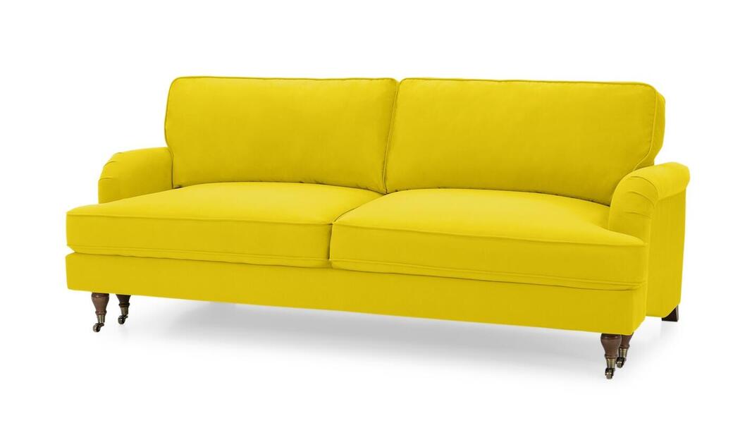 Диван Бристоль Vivaldi 15 225*110*91 см, Желтый  Еврокнижка Фиеста