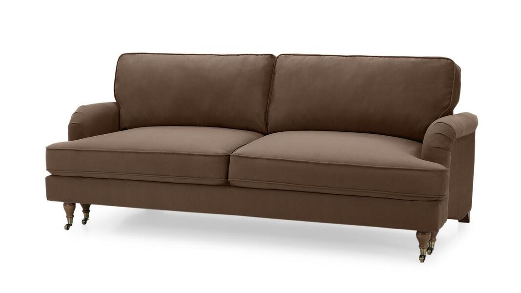Диван Бристоль Vivaldi 23 225*110*91 см, Коричневый  Еврокнижка Фиеста