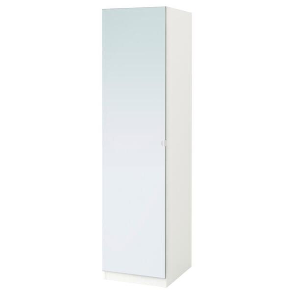 Пенал PAX с 1 дверью (с зеркалом) 50x60x201 cm 50*60*201 см, Белый   Фиеста