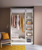 Гардероб PAX 150x58x236 см (белый) 150*58*236 см, Белый   Фиеста
