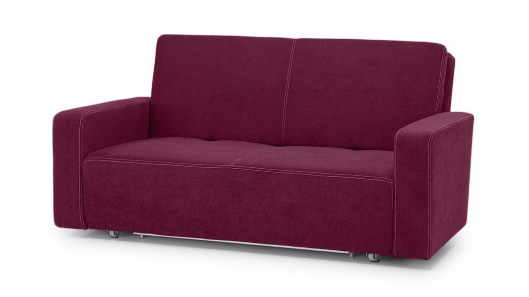 Диван Роин Vivaldi 35 152*100*86 см, Бордовый Велюр Аккордеон Фиеста