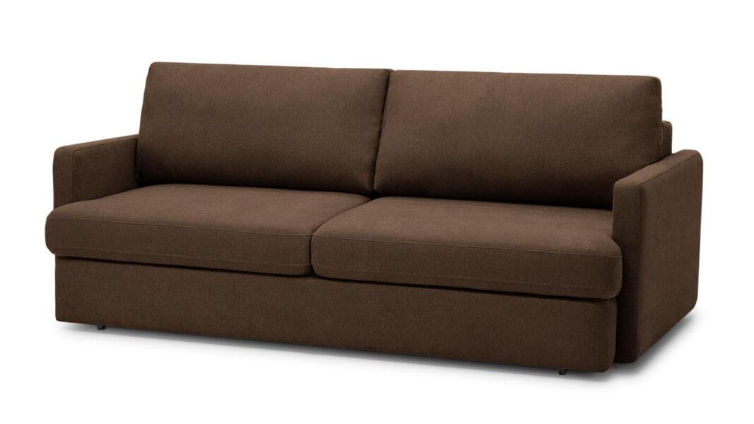 Диван Стелф Vivaldi 23 210*109*90 см, Коричневый Велюр Еврокнижка Фиеста