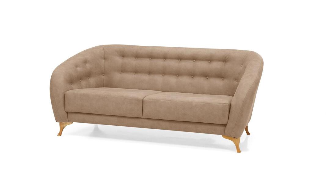 Диван Борнео 2 (944м) 200*95*83 см, Коричневый  Нераскладной Фиеста в наличии