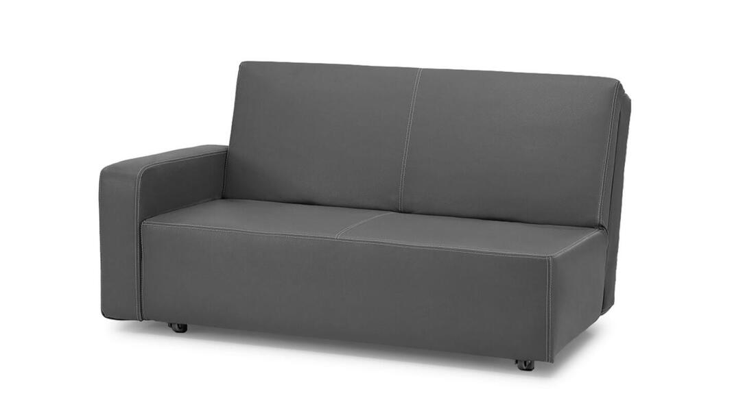 Диван Лорма Galaxy Dark Grey 157*100*86 см, Серый Экокожа Аккордеон Фиеста