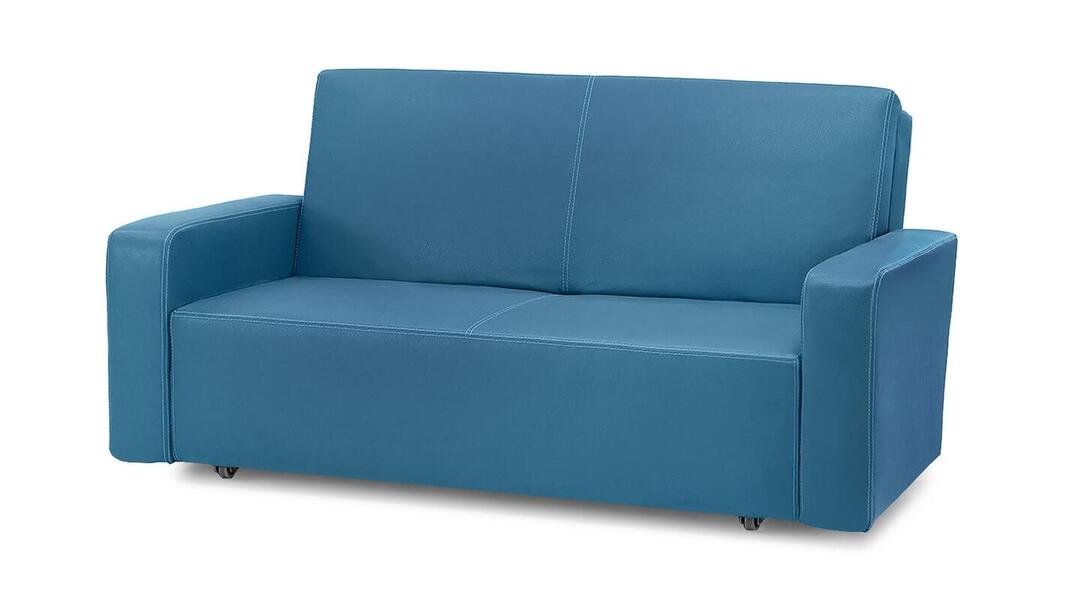 Диван Роин Galaxy Blue 212*100*86 см, Синий Экокожа Аккордеон Фиеста