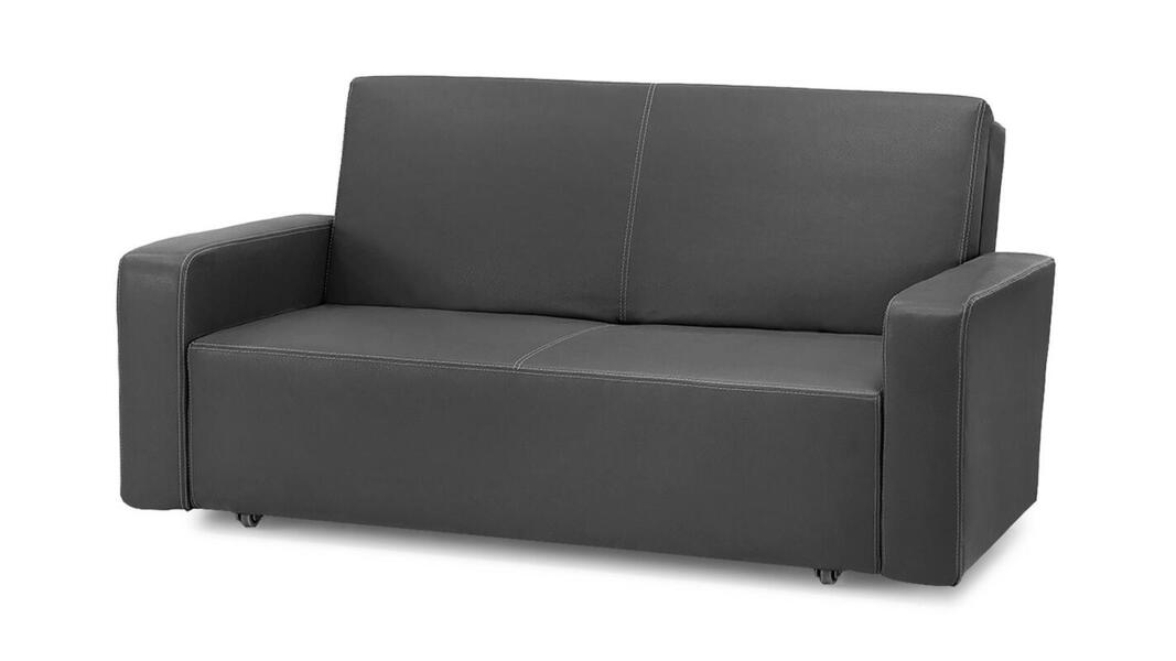 Диван Роин Galaxy Black 187*100*86 см, Черный Экокожа Аккордеон Фиеста