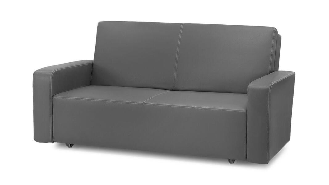 Диван Роин Galaxy Dark Grey 187*100*86 см, Серый Экокожа Аккордеон Фиеста