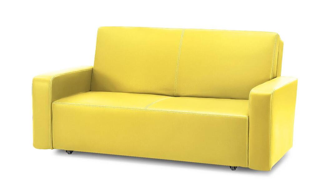 Диван Роин Galaxy Yellow 152*100*86 см, Желтый Экокожа Аккордеон Фиеста