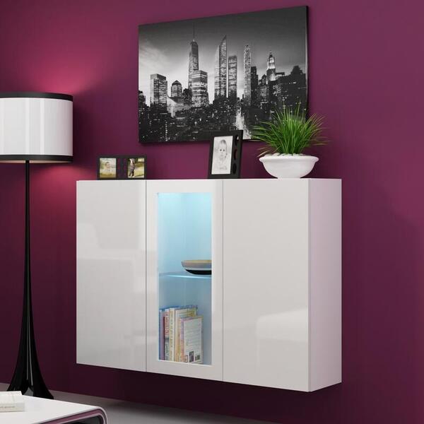 Комод Виго МДФ (белый) 120*38*90 см, Белый   Фиеста