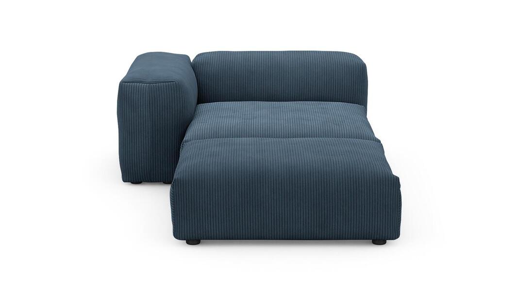 Оттоманка Фиджи Cilium Indigo 137*221*62 см, Синий Вельвет Нераскладной Фиеста