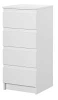 Комод MALM Т-2 Stern Белый снег 8685 BS 40*43*90 см, Белый   Фиеста