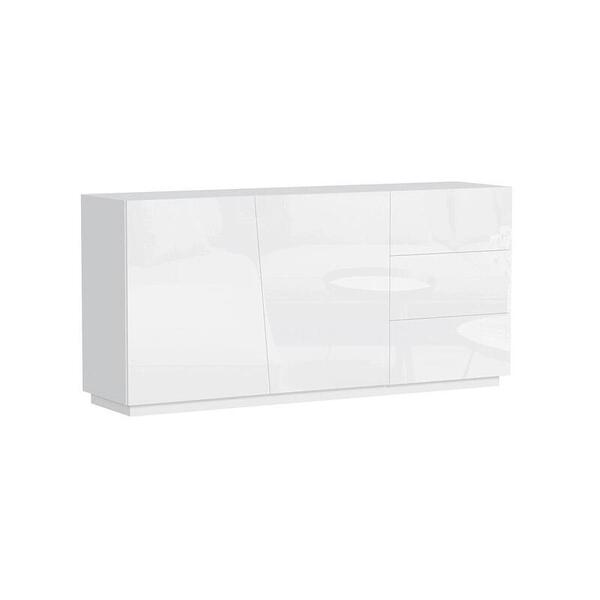 Комод Цесена (МДФ) Белый DM635-6 180*43*86 см, Белый   Фиеста