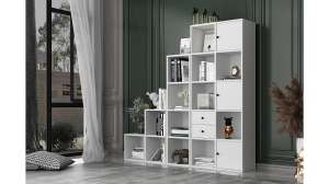 Книжный стеллаж Билли Айден 6 IКЕА Белый Фасадный 0101 166*30*161 см, Белый   Фиеста