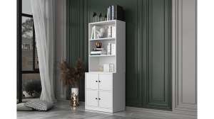 Книжный стеллаж Билли Айден 8 IКЕА Белый Фасадный 0101 65*40*167 см, Белый   Фиеста