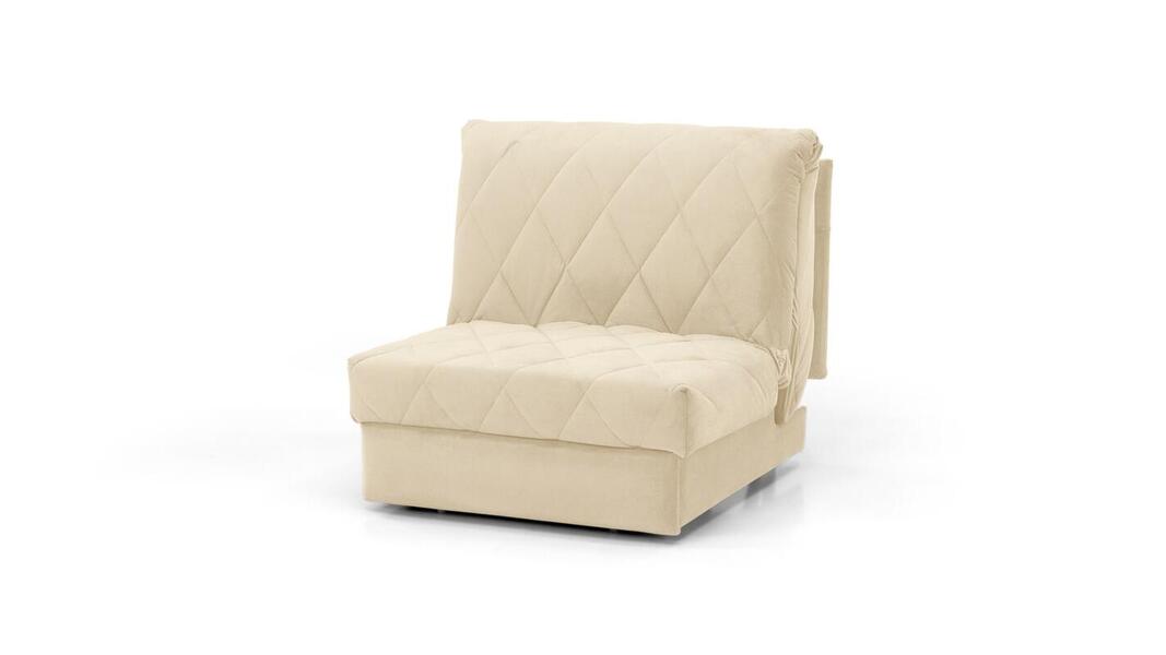 Кресло-кровать Римус Vivaldi 03 76*110*92 см, Бежевый Велюр Аккордеон Фиеста