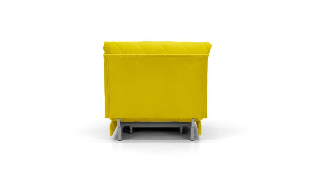 Кресло-кровать Римус Vivaldi 15 76*110*92 см, Желтый Велюр Аккордеон Фиеста