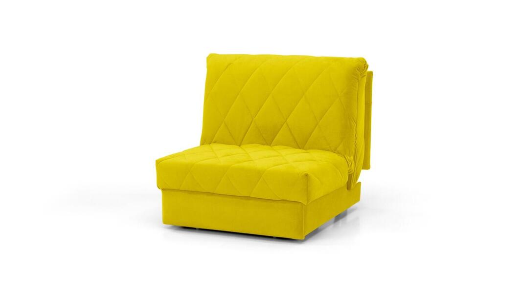 Кресло-кровать Римус Vivaldi 15 86*110*92 см, Желтый Велюр Аккордеон Фиеста