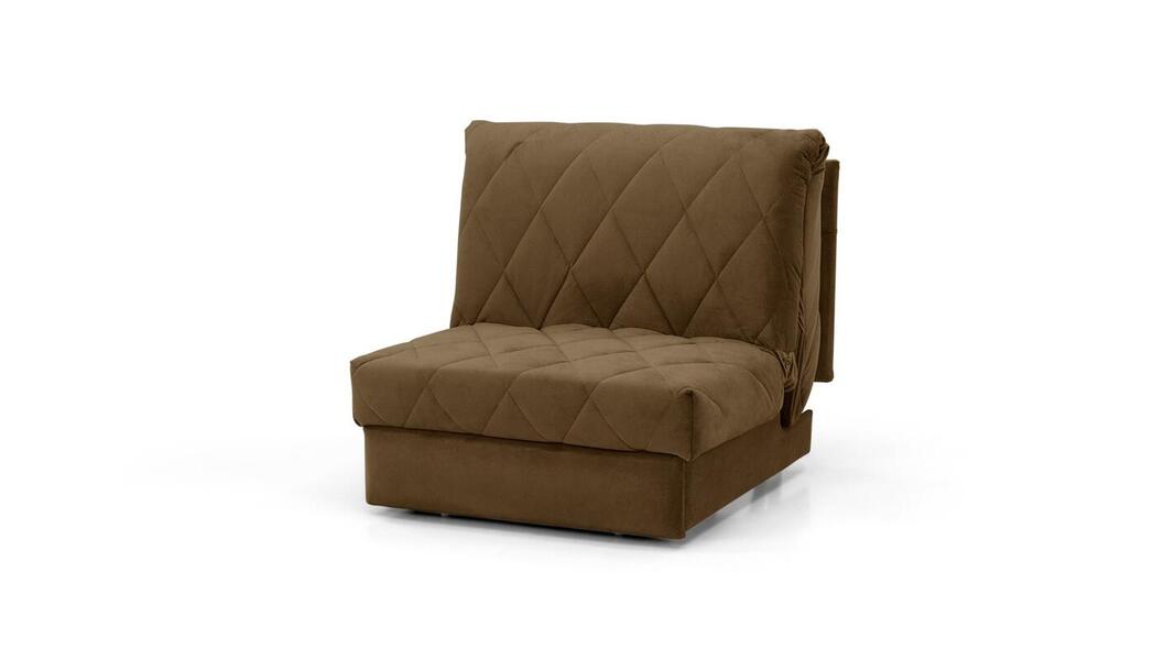 Кресло-кровать Римус Vivaldi 23 86*110*92 см, Коричневый Велюр Аккордеон Фиеста