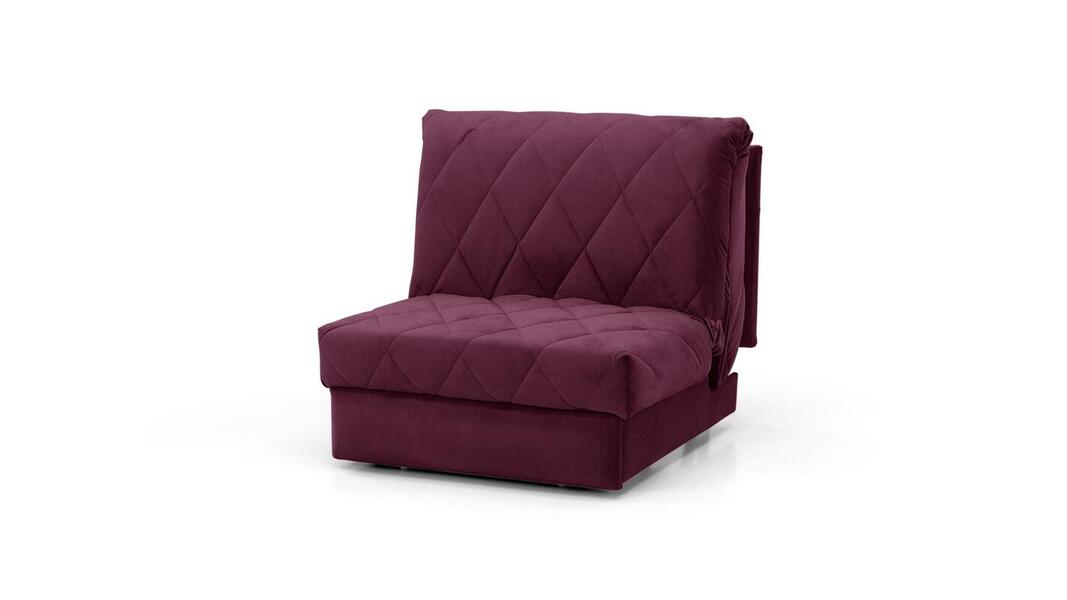 Кресло-кровать Римус Vivaldi 35 86*110*92 см, Бордовый Велюр Аккордеон Фиеста